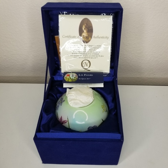 Ne'Qwa Art Tealight Collection Reverse Painted By Artist Patricia Brubaker - Picture 10 of 10